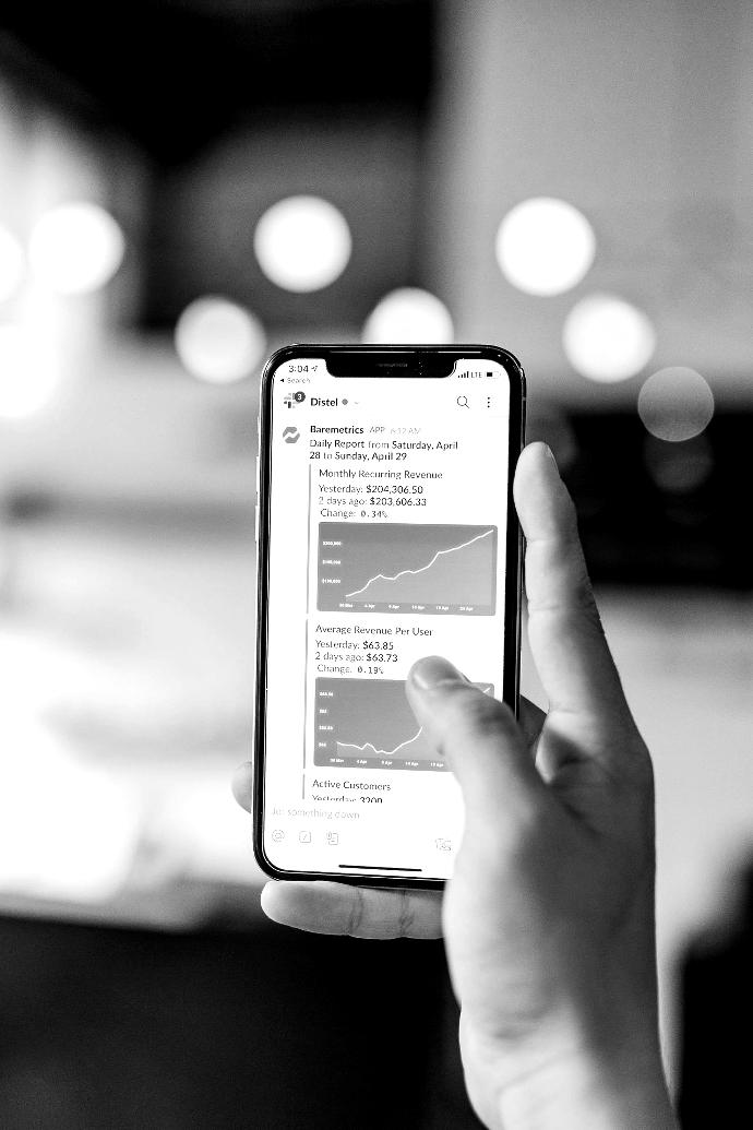 turned-on post-2018 iPhone