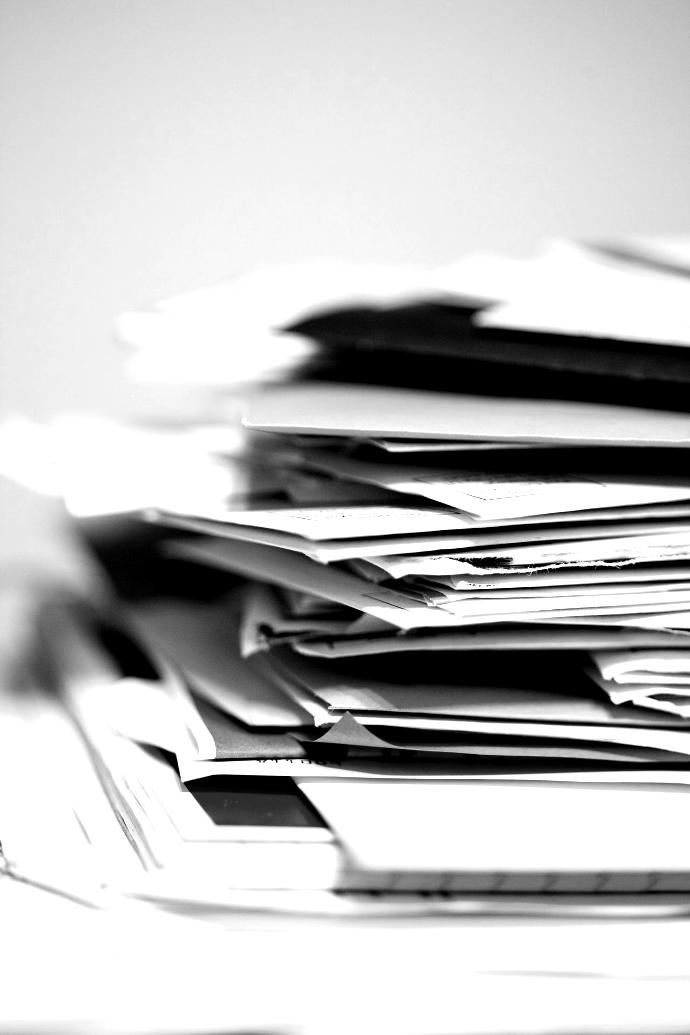 pile of printing papers